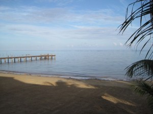 Beach at Blue Bahia Resort, Roatan, HN